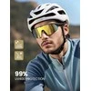 Lamicall poliarizuoti sportiniai akiniai nuo saulės su UV400 apsauga, TR90 rėmeliu, 24 g, BCPE02-EU-GD