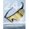 Lamicall poliarizuoti sportiniai akiniai nuo saulės su UV400 apsauga, TR90 rėmeliu, 24 g, BCPE02-EU-GD