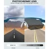 Lamicall sportiniai fotochrominiai akiniai vyrams ir moterims, UV400 apsauga, TR90 rėmelis, 28 g