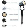 Lam(MS)pen LED sodo šviestuvų komplektas, 6 vnt., 20 W, 24 V, IP65, 2100 lm, su žemės smaigaliais, GL22-6-24V