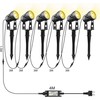 Lam(MS)pen LED sodo šviestuvų komplektas, 6 vnt., 20 W, 24 V, IP65, 2100 lm, su žemės smaigaliais, GL22-6-24V