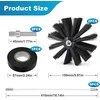 LangRay kamino valymo šepetys su 9 lanksčiais 410 mm strypais ir 2 150 mm galvutėmis Chimney