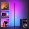 Lanmonlily išmani pastatoma LED grindų lempa, RGBICW, Wi-Fi, 16 mln. spalvų, 12 W, modelis 003
