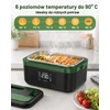 LANMOU elektrinė šildoma pietų dėžutė su 16000 mAh akumuliatoriumi, 60 W, 1,5 l