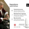 LARS NYSØM rankinių druskos ir pipirų malūnėlių rinkinys Omvendt, keraminis, 2 vnt., OMV-5-PURWHI