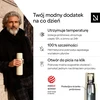LARS NYSØM termobutelis 1000 ml su puodeliu ir nešiojimo dirželiu LUN-6-ALMBEI