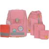 LÄSSIG mokyklinės kuprinės rinkinys Boxy Unique, 21 l, 30 x 25 x 41,5 cm
