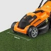 Lawnmaster akumuliatorinė vejapjovė, pjovimo plotis 34 cm, bešepetėlinis variklis, CLMF2434G