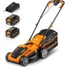 Lawnmaster akumuliatorinė vejapjovė, pjovimo plotis 34 cm, bešepetėlinis variklis, CLMF2434G