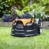 Lawnmaster robotas vejapjovė be kabelio, akumuliatorius 24 V 4 Ah, pjovimo aukštis 2-6 cm, VBRM16-03