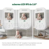LeapFrog elektroninė auklė su 2,8 col. IPS ekranu, pasukama kamera ir naktiniu matymu LF2513