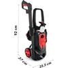 Lehmann aukšto slėgio plovykla 1800 W, 220 bar, 450 l/h našumas, aliuminio siurblys, 5 m žarna, LGAPW-1810