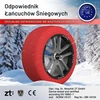 LEIVESTE tekstilinės sniego kojinės automobiliui XL, 2 vnt., poliesterinės cz001