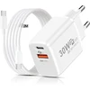 Lemsen 30 W USB-C tinklo įkroviklis su 2 m USB-C kabeliu, PD 3.0, YH-30WAC