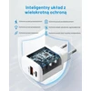 Lemsen 30 W USB-C tinklo įkroviklis su 2 m USB-C kabeliu, PD 3.0, YH-30WAC