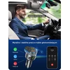 LENCENT automobilinis Bluetooth FM siųstuvas su PD 20 W ir QC 18 W įkrovimu