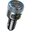 LENCENT automobilinis Bluetooth FM siųstuvas su PD 20 W ir QC 18 W įkrovimu