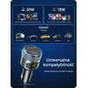 LENCENT automobilinis Bluetooth FM siųstuvas su PD 20 W ir QC 18 W įkrovimu