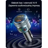 LENCENT automobilinis Bluetooth FM siųstuvas su PD 20 W ir QC 18 W įkrovimu