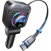 LENCENT automobilinis FM siųstuvas Bluetooth 5.4, 72 W USB-C, Y-C02