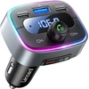 LENCENT Bluetooth FM siųstuvas automobiliui su 2 USB-C, 60 W, Bluetooth 5.4 B0FN7HHPHV