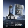 LENCENT FM siųstuvas automobiliui Bluetooth 5.3, 48 W, PD 30 W ir QC 3.0, BC87