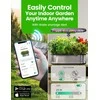 LETPOT IGS-37Pro hidroponinis žolelių auginimo rinkinys su WiFi, LED 24 W, 5.5 l bakas