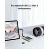 Kietasis diskas Lexar nešiojamasis išorinis SSD diskas ES4 2 TB USB 3.2 Gen 2 1050 MB/s LES4XXX002T-RNHNG