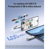 Lexar USB atmintinė su USB-A ir USB-C jungtimis, 128 GB, iki 400 MB/s, D50E
