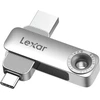 Lexar USB atmintinė su USB-A ir USB-C jungtimis, 128 GB, iki 400 MB/s, D50E