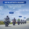 LEXIN Bluetooth šalmo ausinės G2P, 6 asmenų komunikacijos sistema su FM radiju, aktyvia triukšmo slopinimo funkcija