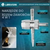 LIBRATON padangų remonto rinkinys automobiliams, 78 dalių, su vožtuvų priedais 922101