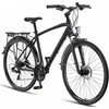 Licorne Bike trekingo dviratis, 28 colių ratai, aliuminio diskinių stabdžių sistema, 21 bėgis, M 01 LCR 228641 51 01