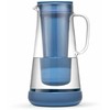 LifeStraw vandens filtruojantis ąsotis, stiklinis, 7 puodelių talpa, silikoniniu pagrindu, LSH7GLSSB21