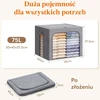 Lifewit drabužių laikymo dėžės su metaliniu rėmu, 75 l, 3 vnt., 23224