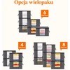 Lifewit drabužių laikymo dėžės su skaidriu langeliu, 75 l, 4 vnt., 23093