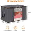 Lifewit drabužių laikymo krepšiai 60 l, 6 vnt., 55 × 35 × 31,5 cm, 22117