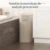 Lifewit skalbinių krepšys su dangčiu, 55 l, plastikinės rankenos, sulankstomas, smėlio spalvos
