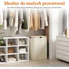 Lifewit sulankstomas skalbinių krepšys su dangčiu, 150 l, 2 skyriai, 23012