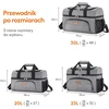 Lifewit termoizoliacinė šaldymo kuprinė, 23 l talpa, 37,8 x 22 x 28 cm, tamsiai pilka, LF230137