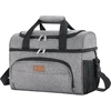 Lifewit termoizoliacinė šaldymo kuprinė, 23 l talpa, 37,8 x 22 x 28 cm, tamsiai pilka, LF230137