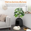 Lifewit uždara kačių kraiko dėžė vazono formos su anglies filtru ir samteliu, 23061