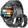 LIGE išmanusis laikrodis vyrams, AMOLED ekranas, atsparus, 120 sporto režimų, BW1846A
