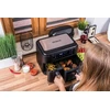 LINBOX karšto oro gruzdintuvė su 2 nepriklausomais krepšiais, 10 l, 2400 W, 6535
