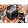 LINBOX karšto oro gruzdintuvė su 2 nepriklausomais krepšiais, 10 l, 2400 W, 6535