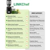 LINKChef lėtaeigė sulčiaspaudė, 250 W, 1,8 l talpa, 130 mm anga, be BPA