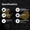 Linsoul į ausis įdedamos hibridinės laidinės ausinės su 3,5 mm jungtimi KZ ZSN PRO X