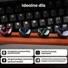 Linsoul į ausis įdedamos laidinės ausinės Kiwi Ears Cadenza, 10 mm, 3,5 mm