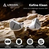Linsoul į ausis įdedamos laidinės HiFi ausinės su 10 mm dinaminiu keitikliu Kefine Klean