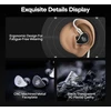 Linsoul į ausis įdedamos laidinės HiFi ausinės su 10 mm DLC keitikliu Kiwi Ears Belle